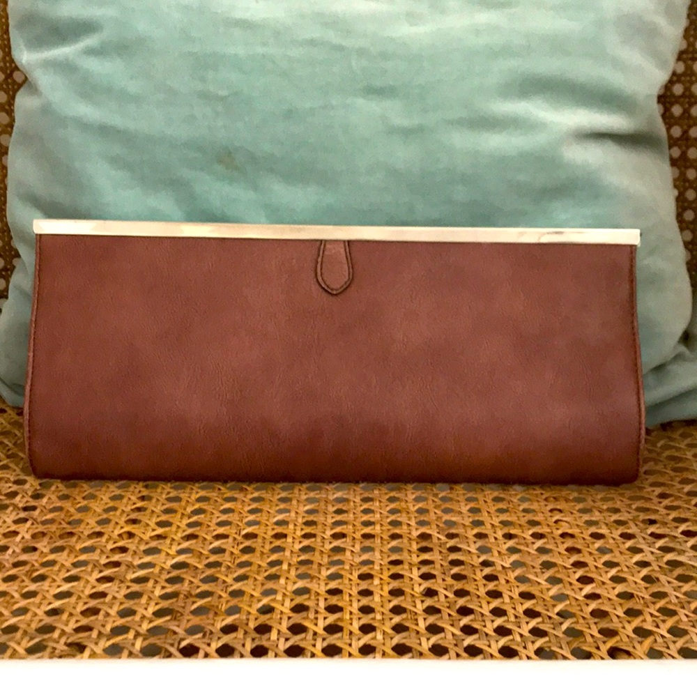 Aldo dusty pink clutch